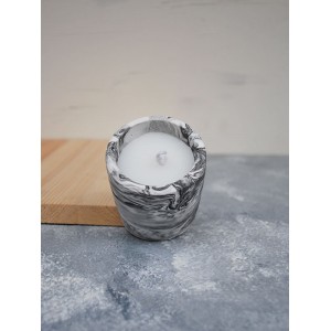 Mudita Beton Bardak Kokulu Mum Zebra Desen