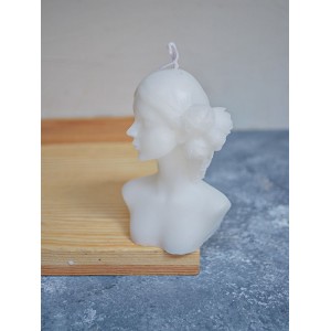 Çiçekli Kız Mum Dekoratif kokulu Mum