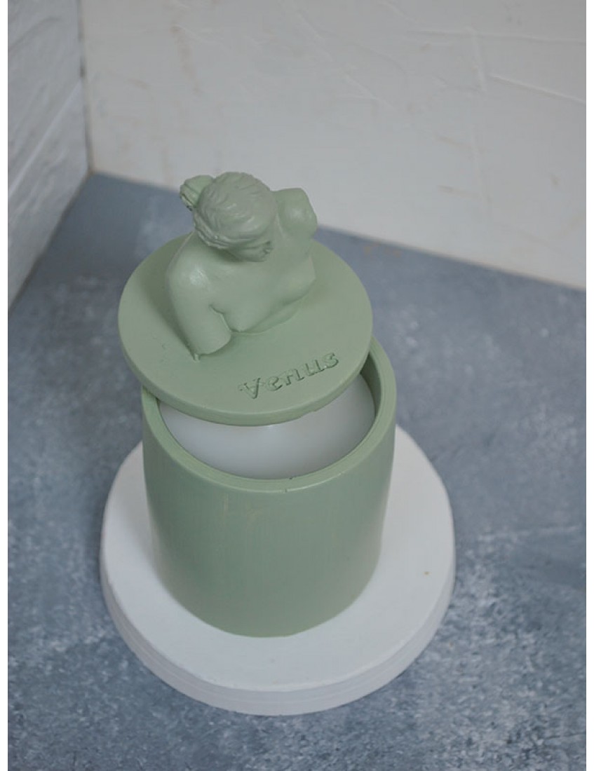 venüs büst mum, dekoratif heykel mum, bardak kokulu mum