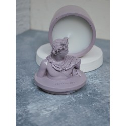 Apollo Bardak Dekoratif Heykel Mum Kokulu Mum Pembe