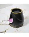 Mudi Beton Döküm Siyah Buhurdanlık Mumluk Mudi Beton Döküm Siyah Buhurdanlık Mumluk