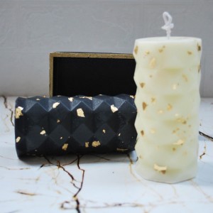 Tabak Hediyeli 2'li Gold Seri Kokulu Mum Seti