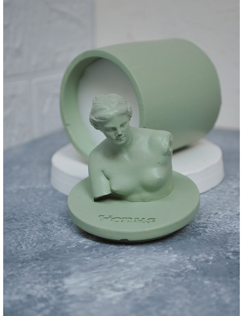 venüs büst mum, dekoratif heykel mum, bardak kokulu mum