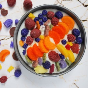 Çift Fitilli Kokulu Meyveli Çanak Mum Dekoratif Kokulu Kase Mum