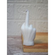 Orta Parmak Şeklinde Kokulu Dekoratif Mum