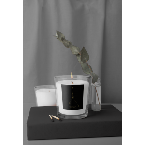 YENGEÇ Burç Bardak Mum  Vanilya Kokulu Dekoratif Mum