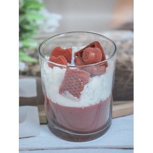 Özel Tasarım Kurabiye Adam Bardak Mum Dekoratif Mum