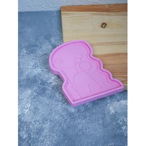 Dekoratif Kadın Model Tepsi Bardak Altlığı Mum Tabağı Organizer