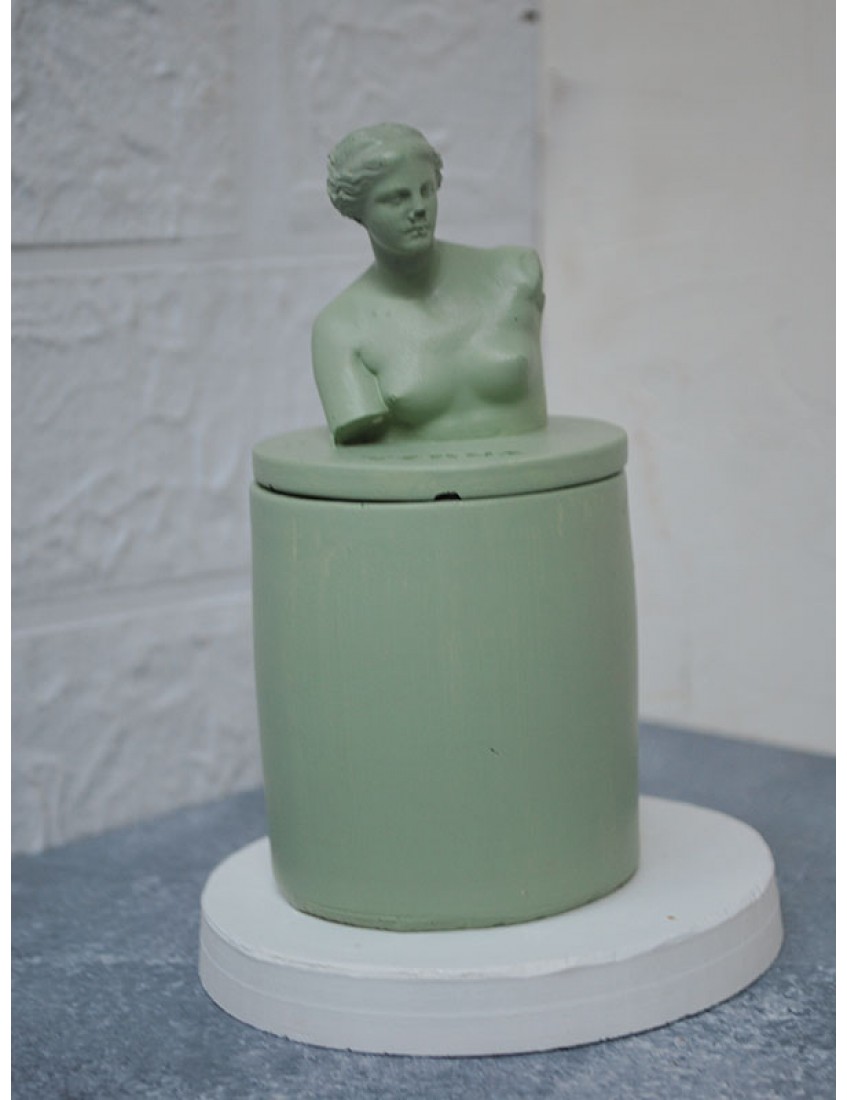 venüs büst mum, dekoratif heykel mum, bardak kokulu mum