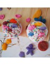 2li dekoratif cupcake mum, kokulu cupcake mum seti