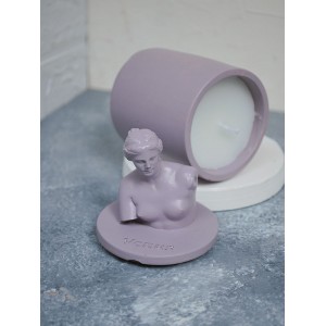 Venüs Büst Bardak Dekoratif Heykel Mum Kokulu Mum