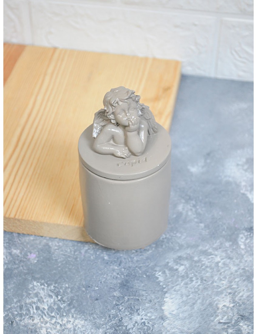cupid büst mum, dekoratif heykel bardak mum, kokulu figürlü mum