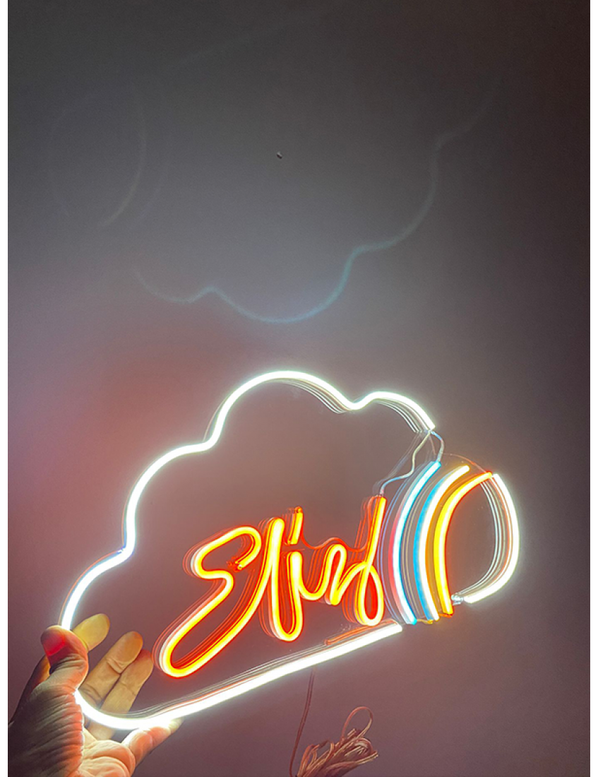 kişiye özel isimli neon led, 50 cm özel neon yazı, isim neon tabela