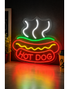 Hot Dog LED Neon Tabela 40x30 cm