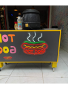 Hot Dog LED Neon Tabela 40x30 cm