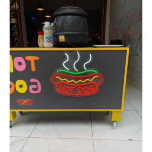 Hot Dog LED Neon Tabela 40x30 cm