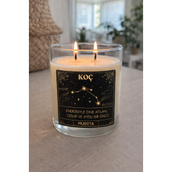 KOÇ Burç Bardak Mum Kokulu Dekoratif Mum