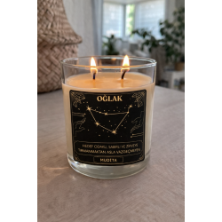 OĞLAK Burç Bardak Mum Kokulu Dekoratif Mum